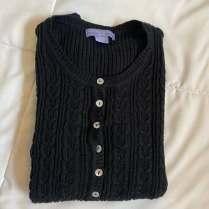 Laura Scott black button down size small